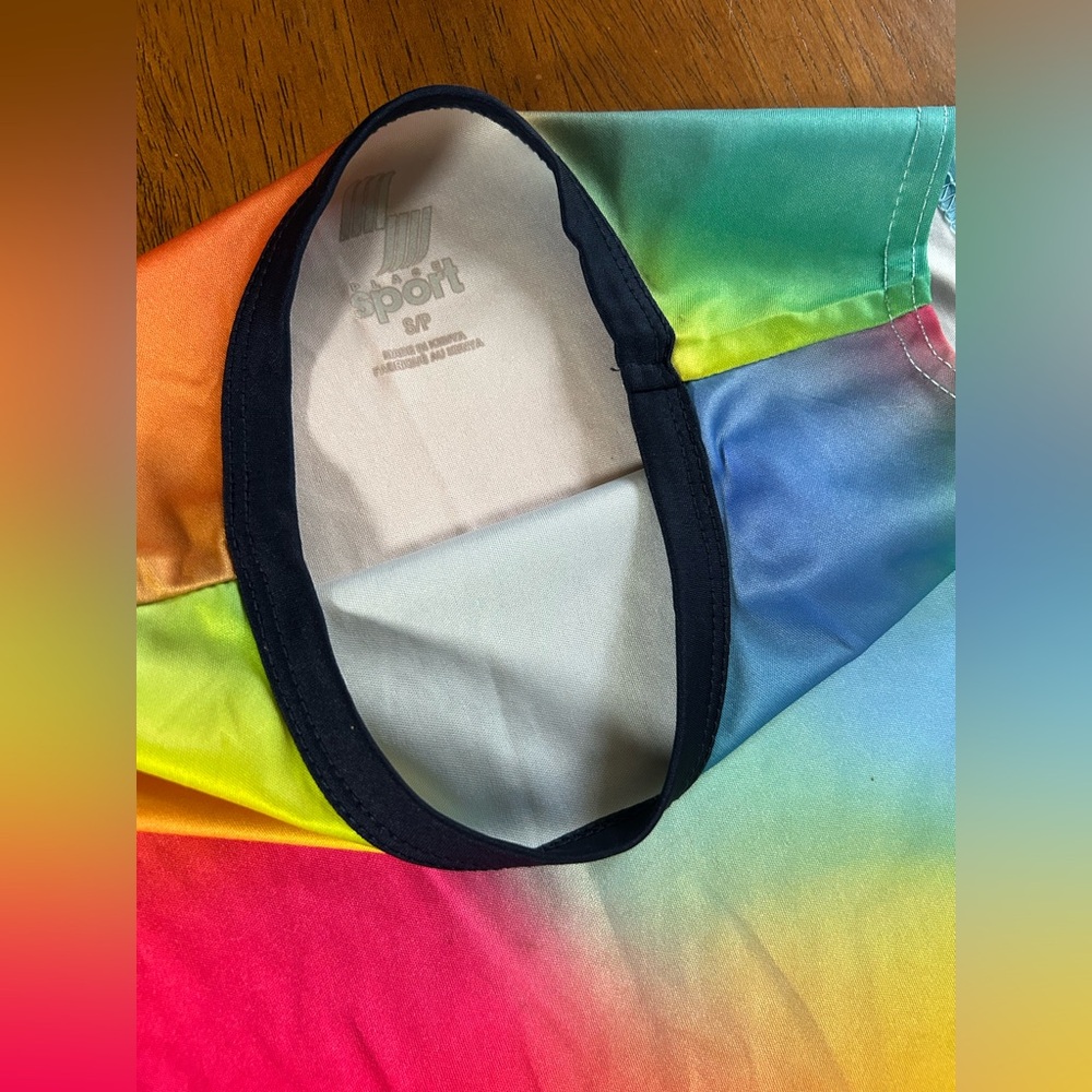 Rainbow Athletic Muscle Tank & Shorts Set | Boys Size 5/6 | Colorful Activewear - Picture 4 of 9